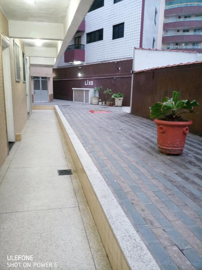 Kitnet Frente Pro Mar Em Vila Caicara, Portaria 24 Hs E Wifi Praia Grande  Kültér fotó