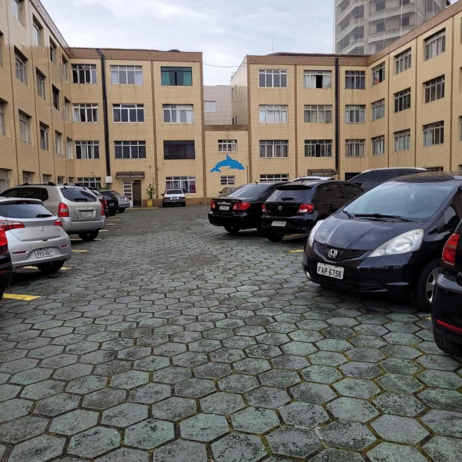 Kitnet Frente Pro Mar Em Vila Caicara, Portaria 24 Hs E Wifi Praia Grande  Kültér fotó