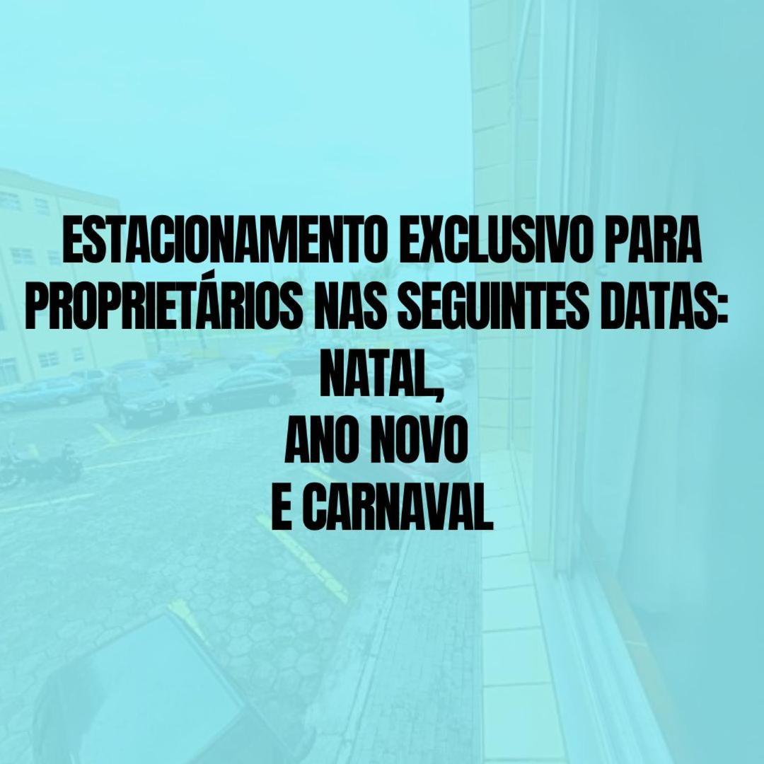 Kitnet Frente Pro Mar Em Vila Caicara, Portaria 24 Hs E Wifi Praia Grande  Kültér fotó
